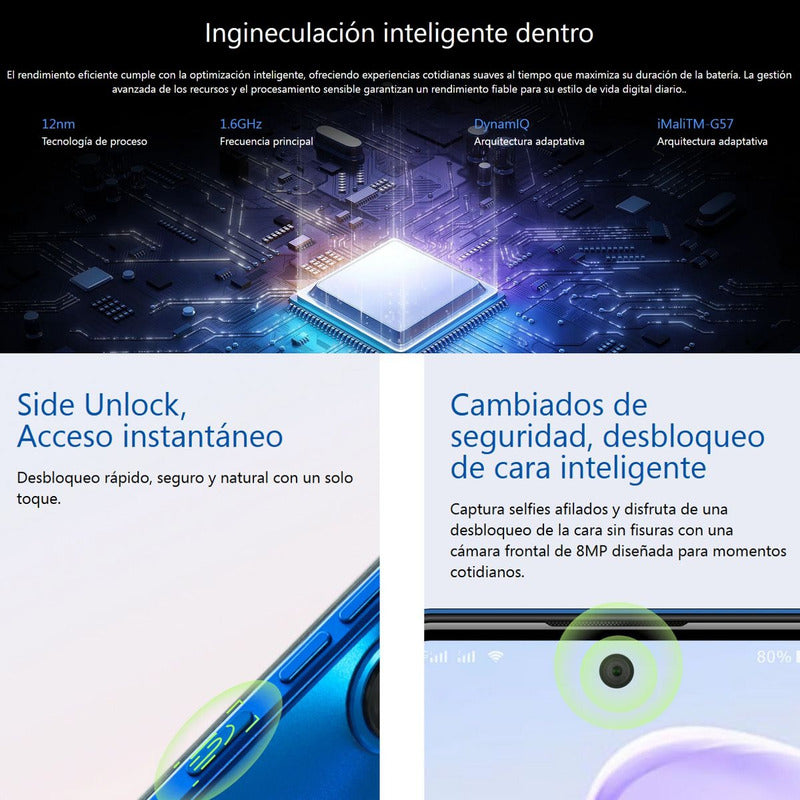 Celular Meizu Mblu 21 Dual Sim Lte 128gb/6gb 6.79'', Negro