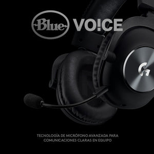 Diadema Gamer Profesional 7.1 Logitech G Pro X / Pc Ps5 Xbox Negro
