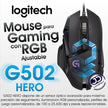 Mouse Gamer Logitech G502 Hero, Programable / Rgb / 25600dpi Negro