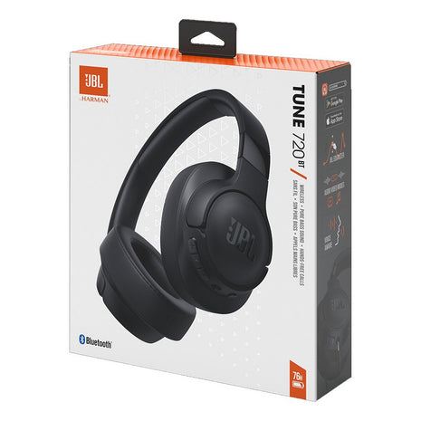 Diadema Inalámbrica JBL Tune 720BT Bluetooth  5.3 Sonido Pure Bass, Batería 76h Conexión Multipunto Negro
