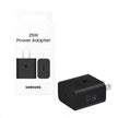 Cargador Adaptador Samsung 25w Carga Rápida Original / Usb-c Negro