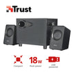 Parlantes Trust Avora 2.1 Usb Subwoofer Set Negro 18w