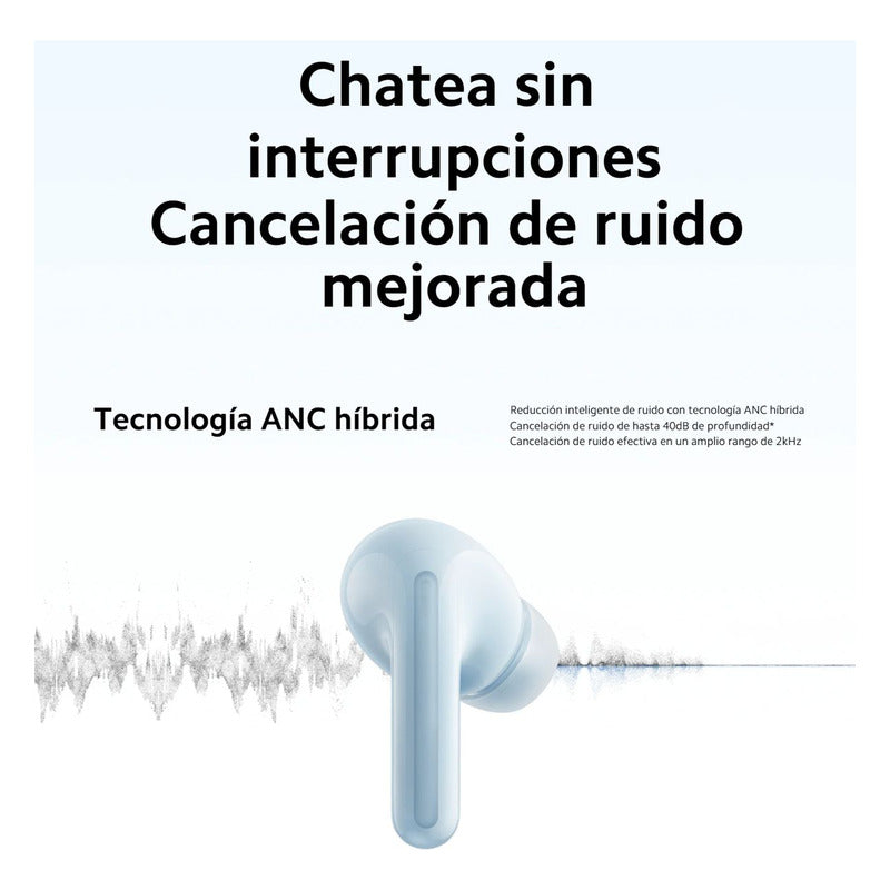 Xiaomi Redmi Buds 6 Lite Auriculares Táctil Anc Llamadas Blu