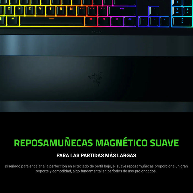 Teclado Gamer Razer Ornata V3, Semi-mecánico Chroma Rgb, Esp