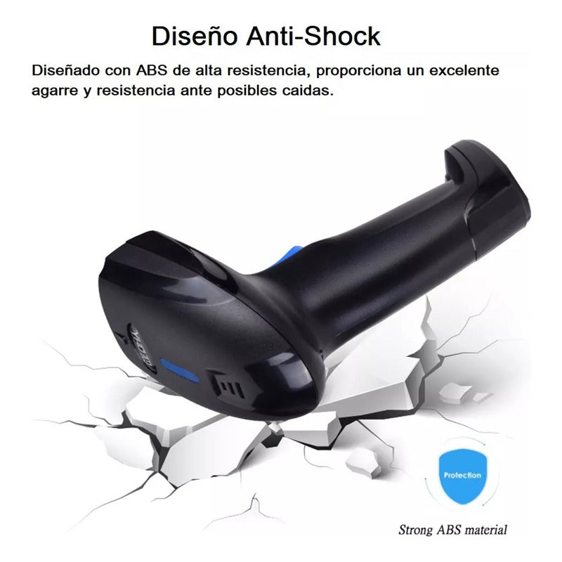 Lector/escaner Usb Código De Barras Inalámbrico, 3bumen 1d Negro Usb