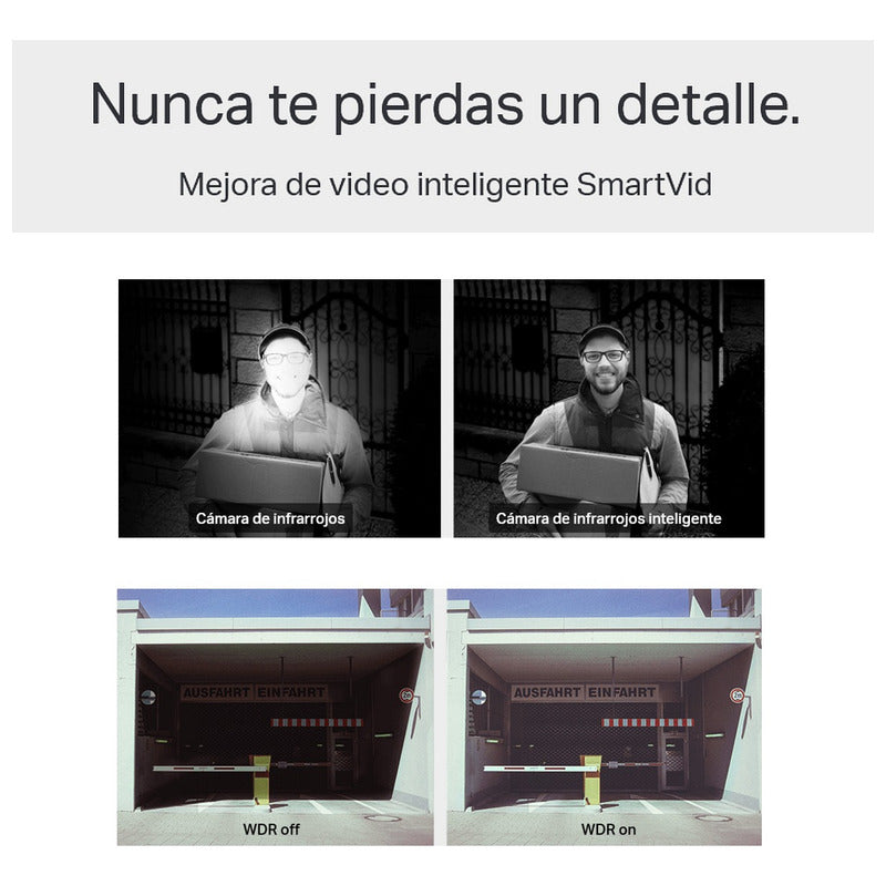 Cámara IP Wi-Fi Exterior Robótica 4MP TP-Link VIGI C540-W