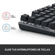 Teclado Mecánico Logitech K835 TKL con Diseño Compacto en Aluminio, Inglés