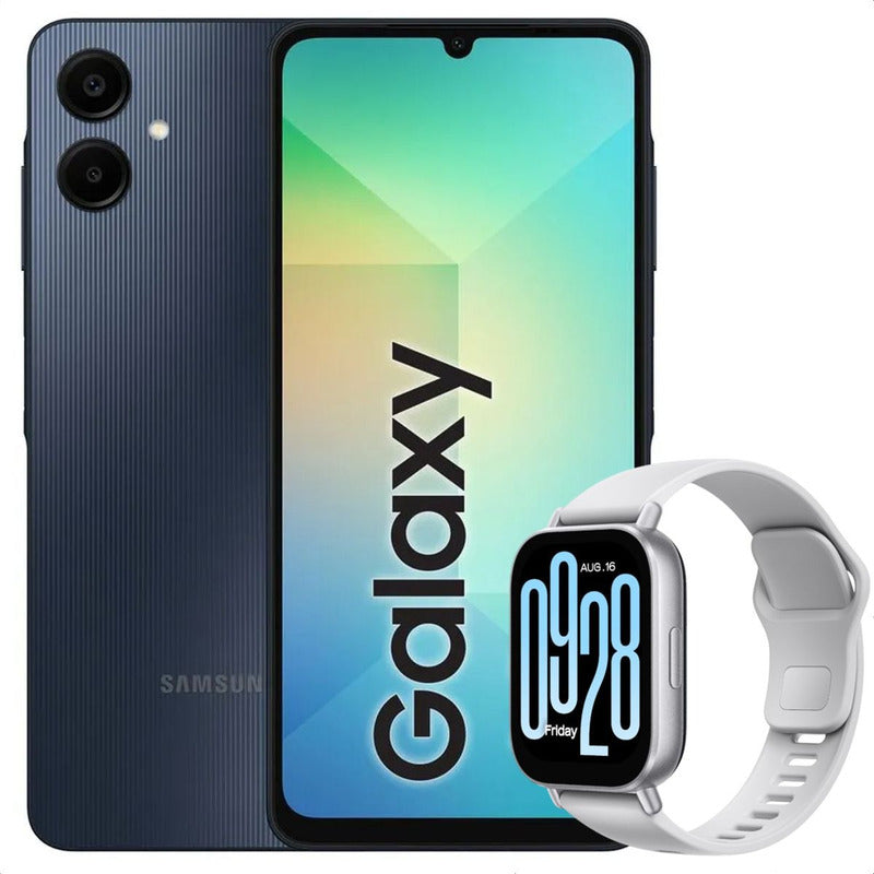 Celular Samsung Galaxy A06 128gb/4gb Black + Watch 5 Active