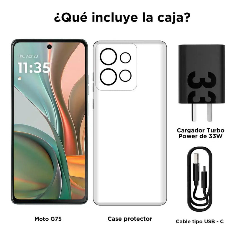 Celular Motorola Moto G75 5g 256gb/8gb Verde + Buds 6 Play