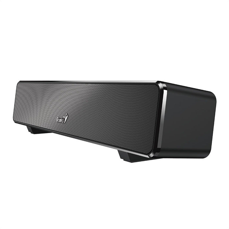 Genius Usb Soundbar 100, Mini Barra Sonido Efecto Inmersivo Negro