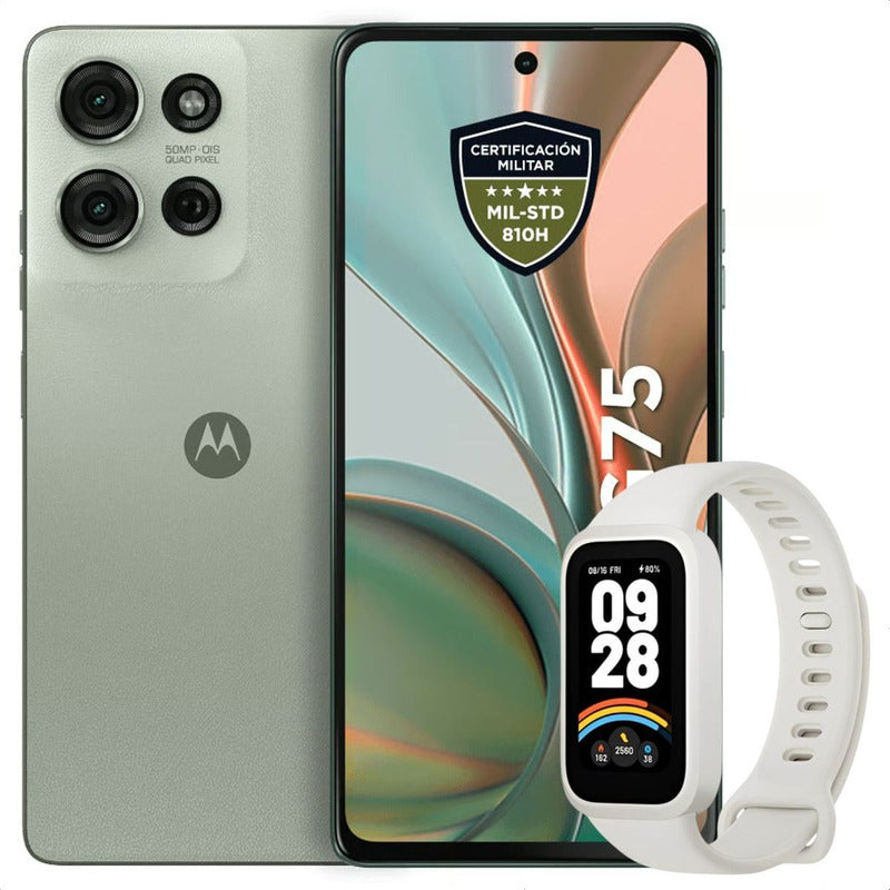 Celular Motorola Moto G75 5g 256gb/8gb Verde + Band 9 Active