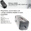 Regulador De Voltaje Forza Fvr-2201 De 2200va/1100w, 8 Tomas