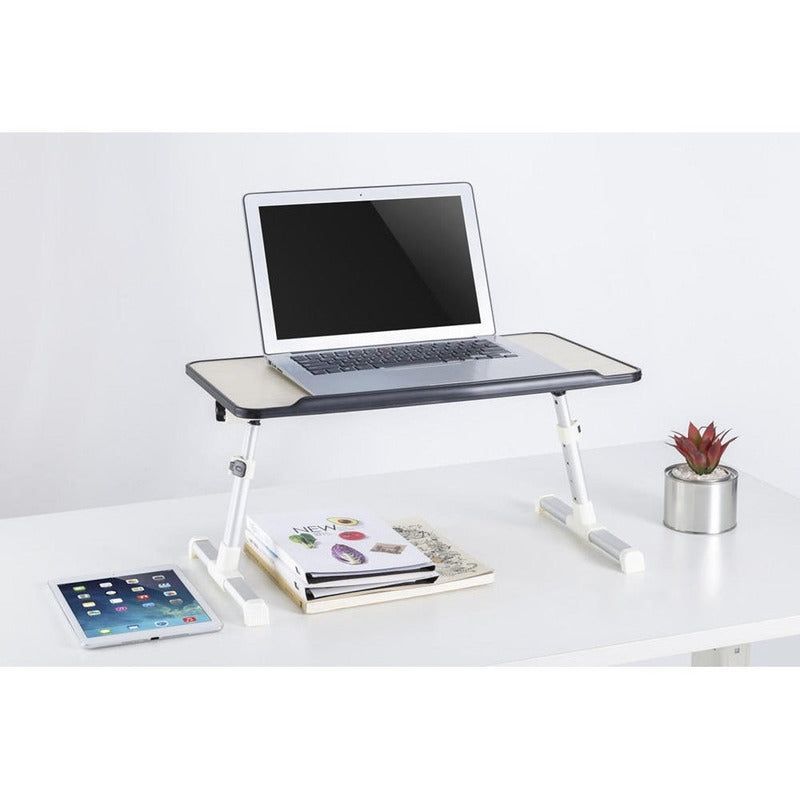 Base / Mesa Para Portátil Jd Bl-01, Funcional Y Ergonómica Beige