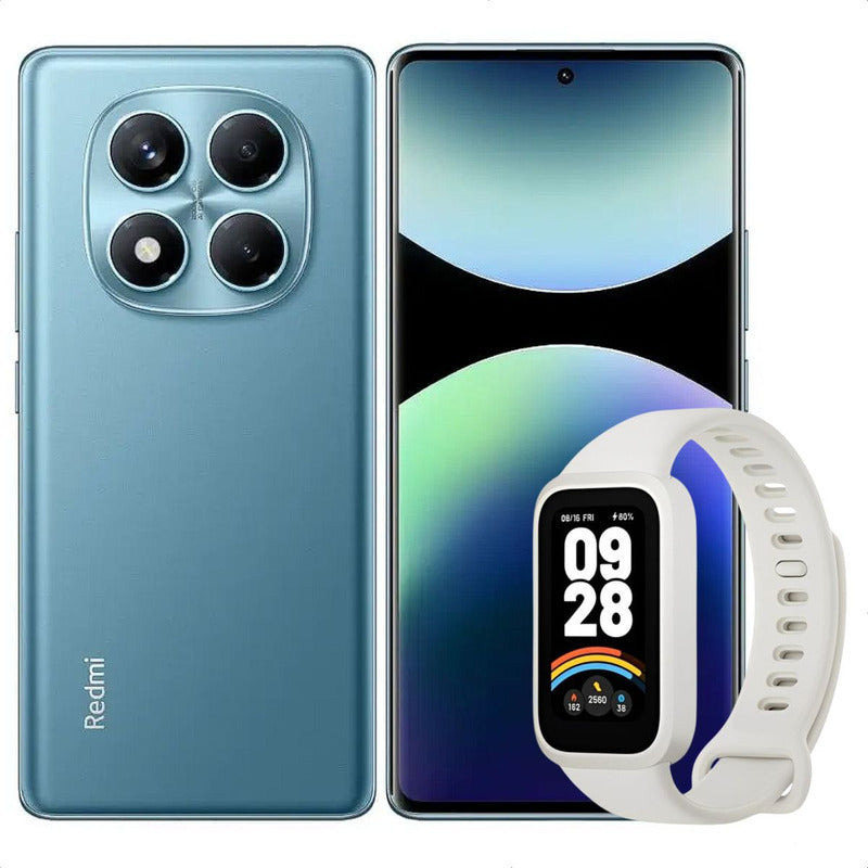 Celular Redmi Note 14 Pro 256gb/8gb Azul + Band 9 Active