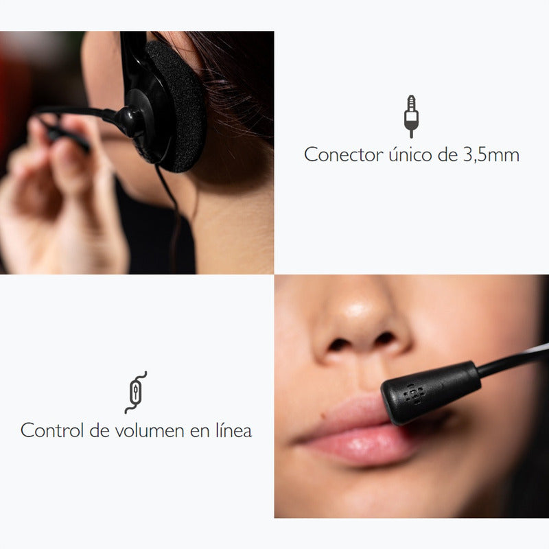 Diadema Con Micrófono, Klip Xtreme Talk Ksh-280 / 3.5mm