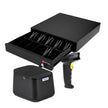 Combo Pos: Cajón + Impresora 58mm + Lector Código De Barras