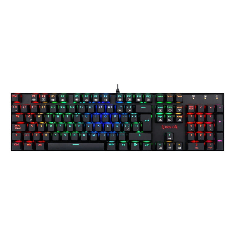Teclado Gamer Mecánico Redragon K551 Mitra, Iluminación Rgb