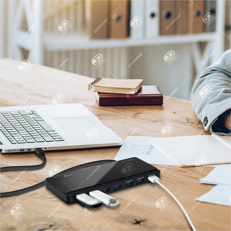 Hub De 7 Puertos Usb 3.0 / 3 De Carga 5v/1.5a, Tp-link Uh700