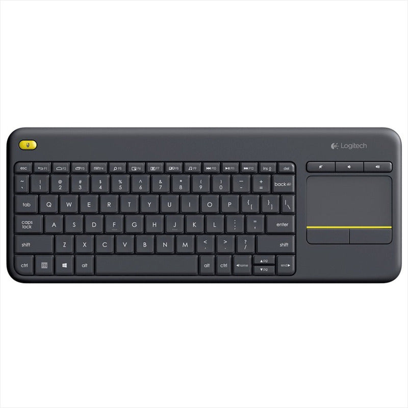 Teclado Inalámbrico Logitech Touch K400 Plus · Pc Tv Android Negro Español