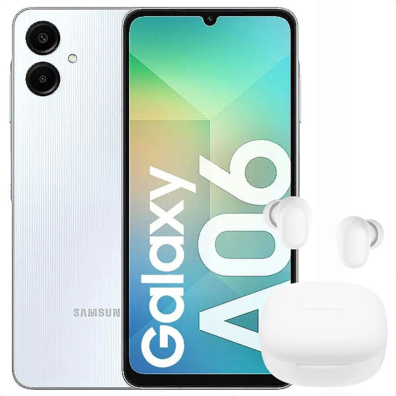 Celular Samsung Galaxy A06 128gb/4gb Azul + Buds 6 Play