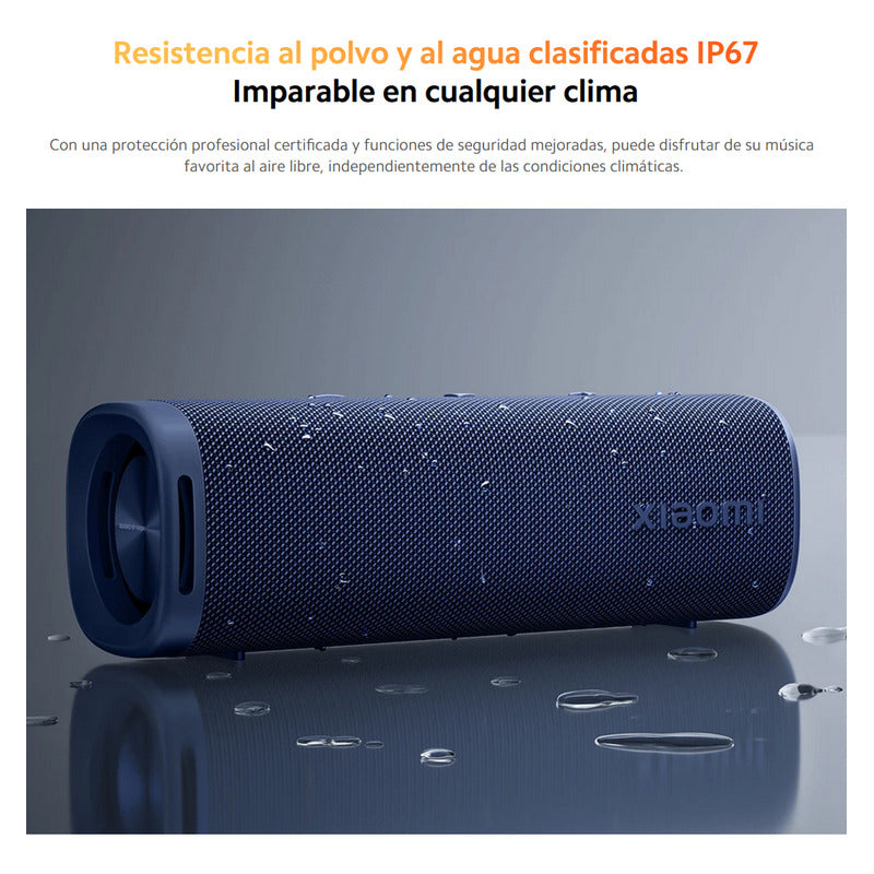 Xiaomi Sound Outdoor, Parlante Bt Portátil 30w Ip67 Tws, Blu