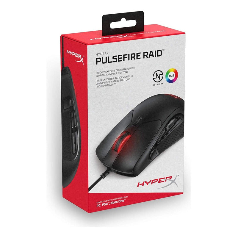 Hyperx Pulsefire Raid Mouse Gamer Rgb Programable 11 Botones