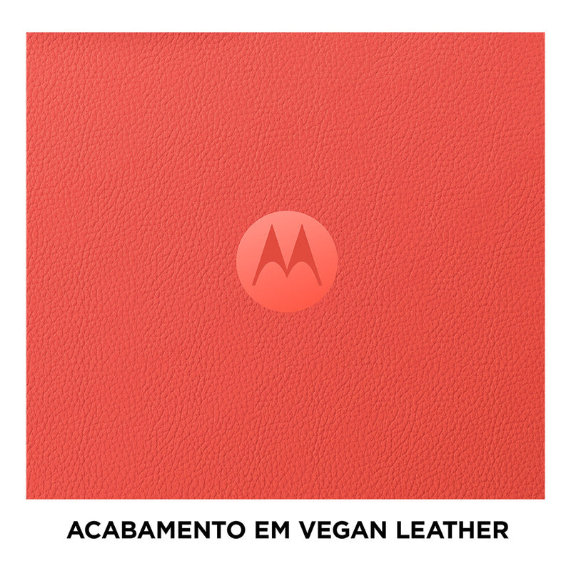 Smartphone Moto G35 5g 256gb - Coral - Cuero Vegano
