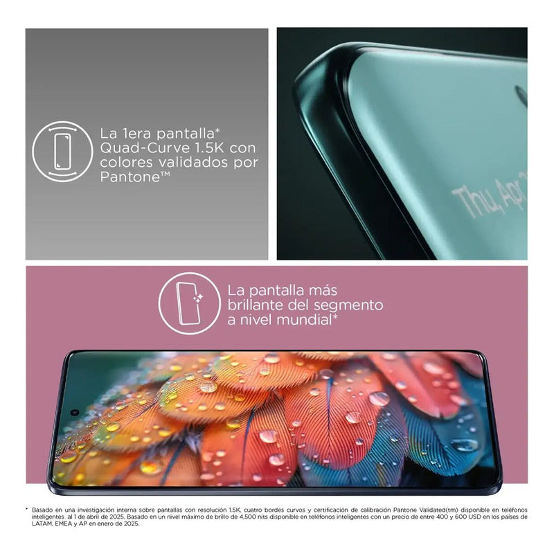 Celular Motorola Edge 60 Fusion SIM+eSIM 5G, 6.7'' 256GB/8GB IP68/IP69 5200mAh/68W