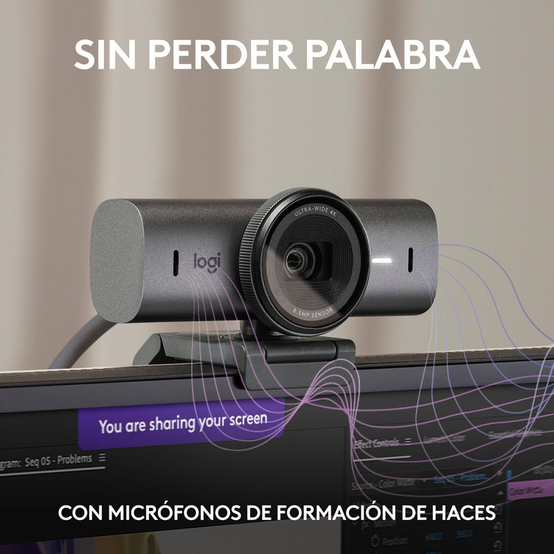Cámara Web 4k Premium Ai / Logitech Mx Brio 705 For Business