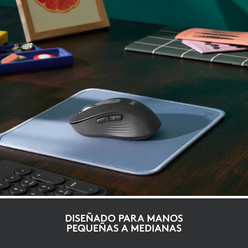Mouse Inalámbrico / Bluetooth Logitech Signature M650, Blk