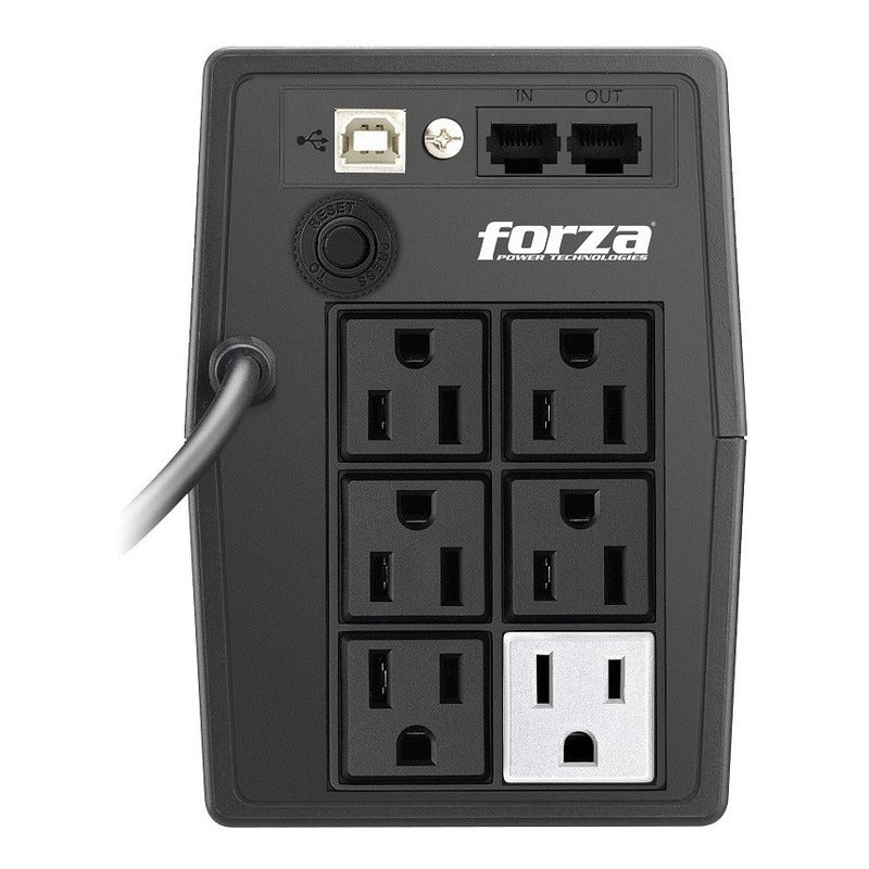 Ups Forza 800va 480w Regulador Lcd Disp 2 Años 6tom