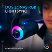 Micrófono Gamer USB Dinámico Premium Logitech G Yeti GX Supercardioide con RGB LIGHTSYNC - Negro