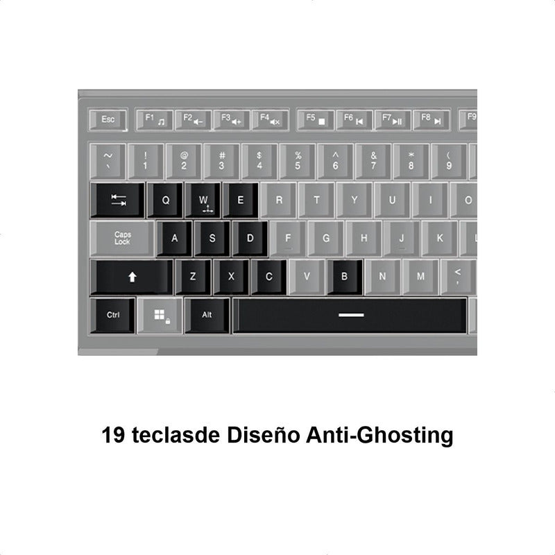 Teclado Delgado Y Retroiluminado Genius Slimstar 820 / 12 Fn Negro Español España