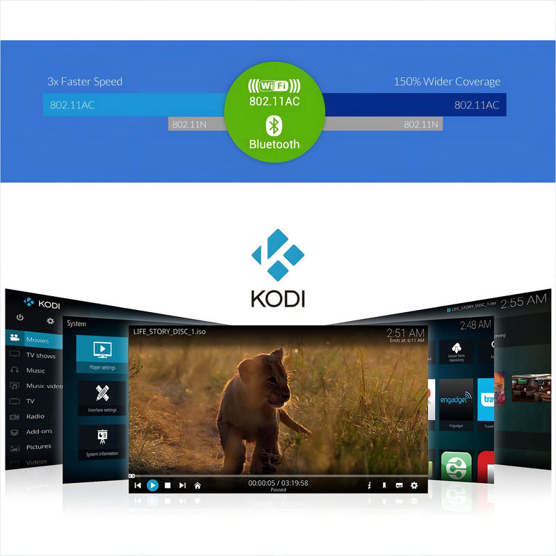 Android Tv Box Mygica Atv195x, Smart Tv, 4k Hdr, H.265, Kodi