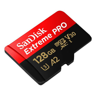 Memoria Micro SD 128GB SanDisk Extreme PRO 200MB/s A2 V30 U3 4K UHD GoPro Drone + Adaptador SD