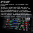 Teclado Gamer Mecánico Redragon K551 Mitra, Iluminación Rgb