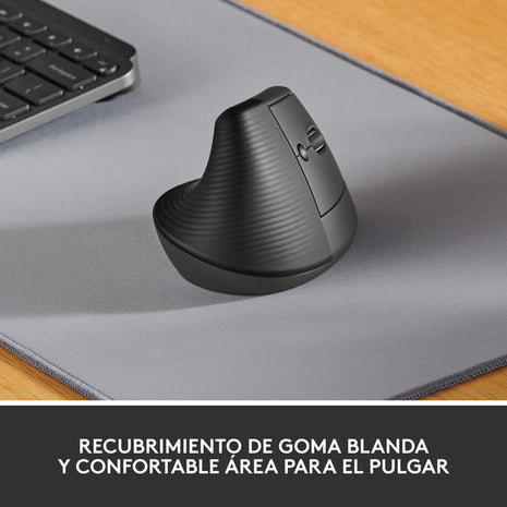Mouse Ergonómico Avanzado Logitech Lift Vertical / Grafito