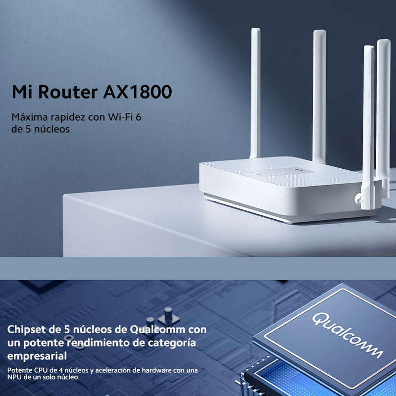 Xiaomi Mi Router Ax1800 Inalámbrico Wifi 6 Dual Band Gigabit