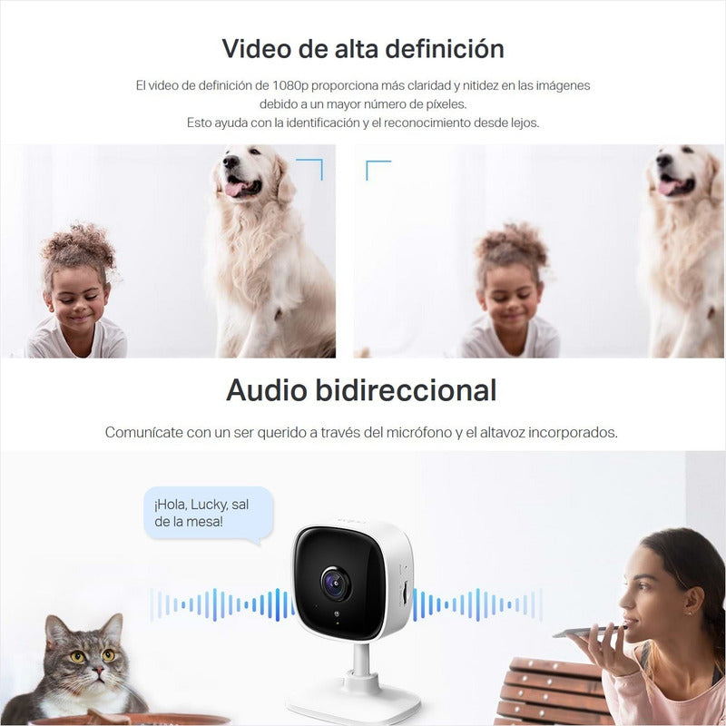 Cámara Seguridad Ip Wifi Tp-link Tapo C100 + Micro Sd 64gb