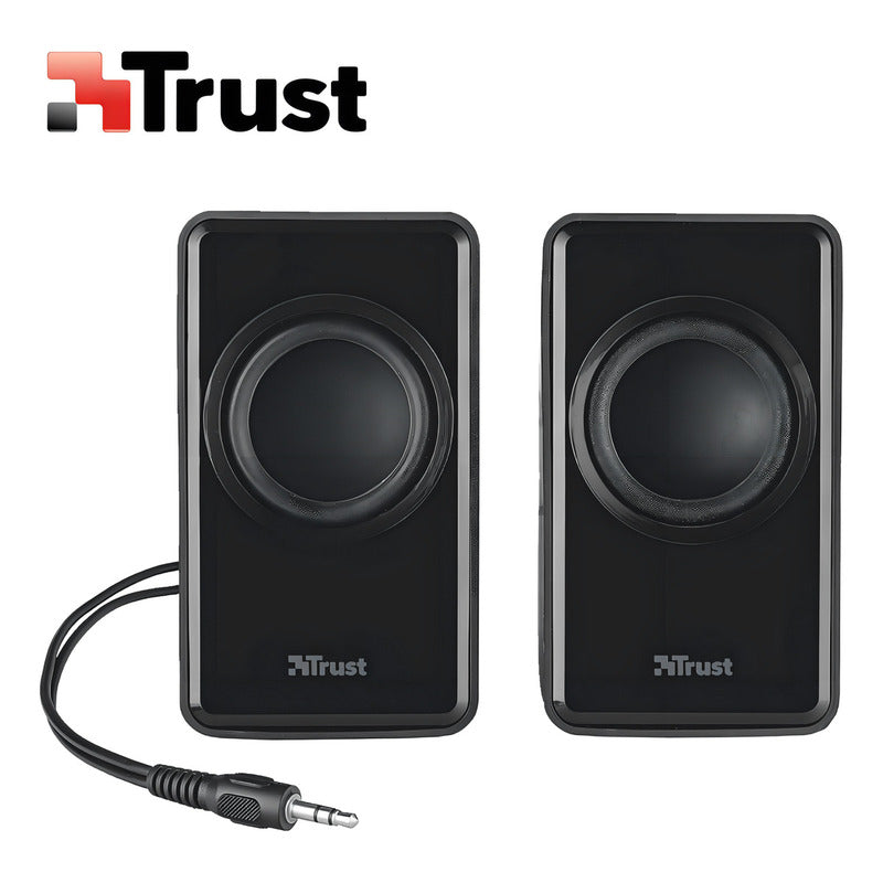 Parlantes Trust Avora 2.1 Usb Subwoofer Set Negro 18w