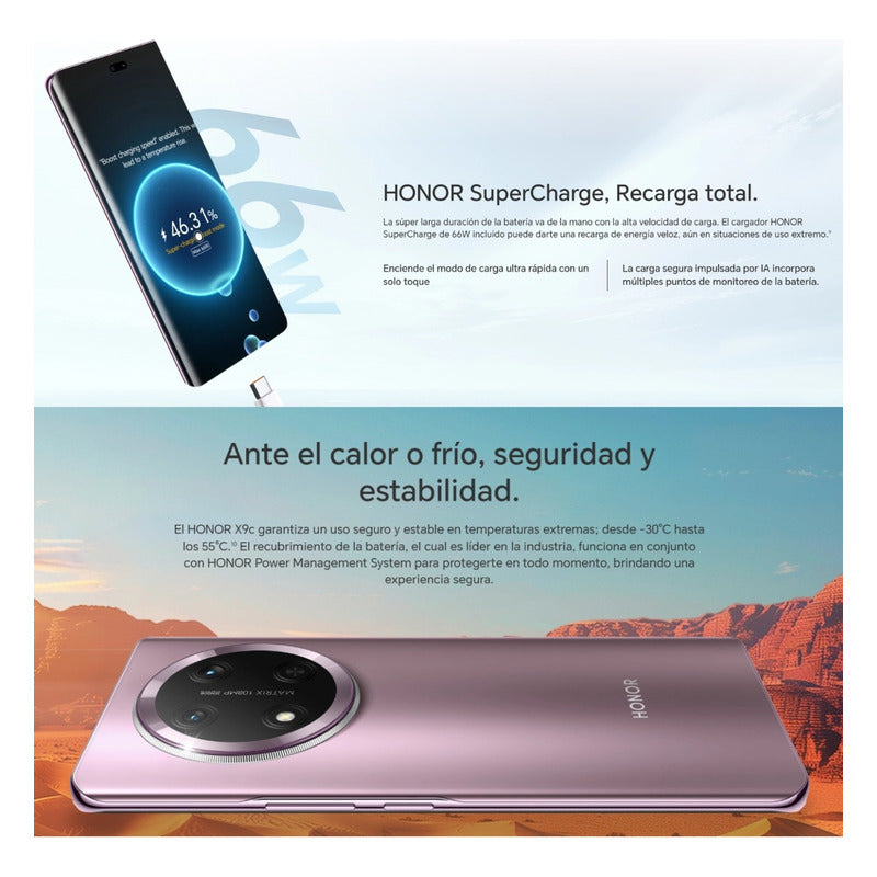 Celular Honor X9c Magic 7 Lite 5g Dual Sim 256gb/8gb, Morado