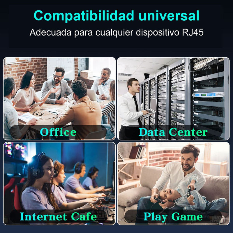 Cable De Red Ethernet Lan Rj45 Blindado Cat7e / 1.5 Metros