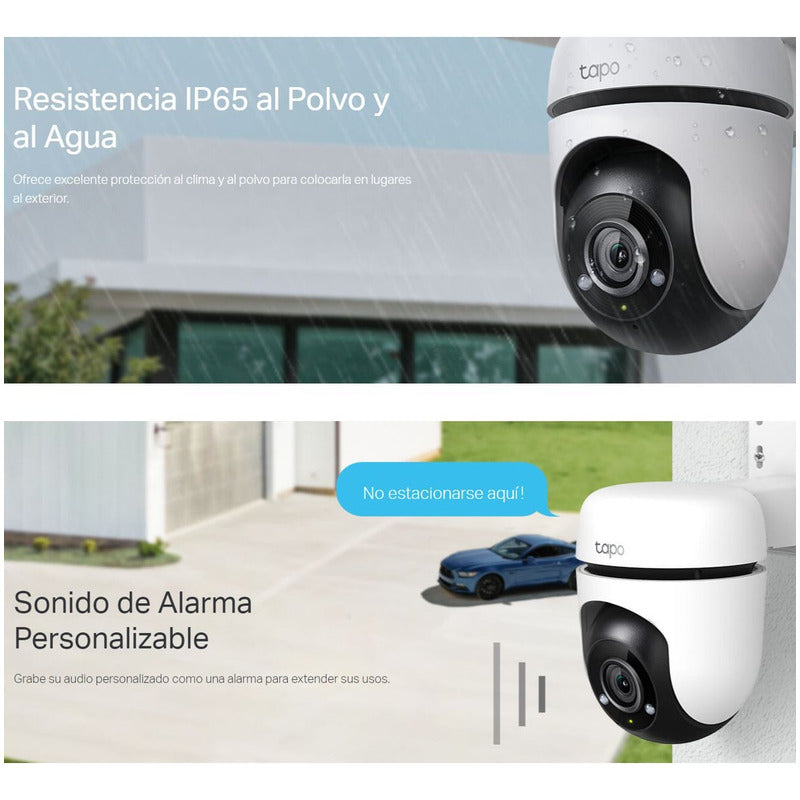 Cámara Ip Wifi Exterior Full Hd, Tp-link Tapo C500 + Micro SD 256 GB