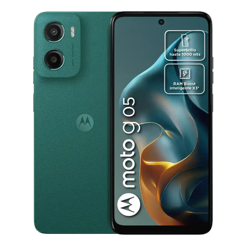 Celular Motorola Moto G05 Dual Sim, 128gb/4gb, 6.7'', Verde