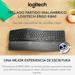 Teclado Ergonómico Dividido Logitech ERGO K860, Inalámbrico Bluetooth