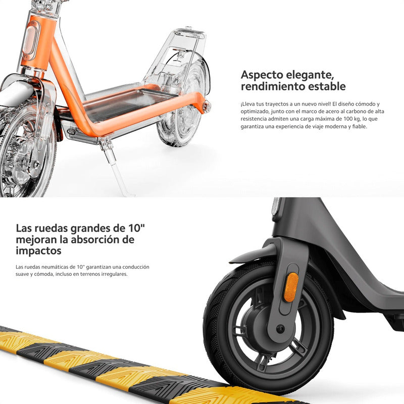 Patineta Eléctrica Xiaomi 4 Lite (2da Gen) Monopatín 25 Km/h Negro