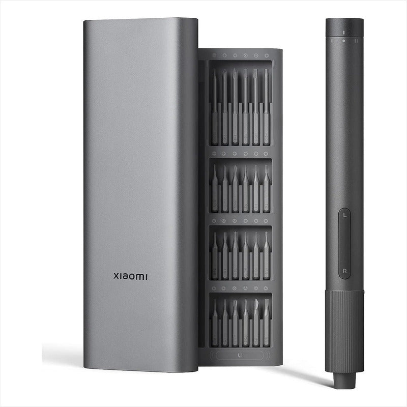 Xiaomi Kit Destornillador Eléctrico De Precisión + 24 Puntas de Acero, Batería Recargable y Estuche Magnético