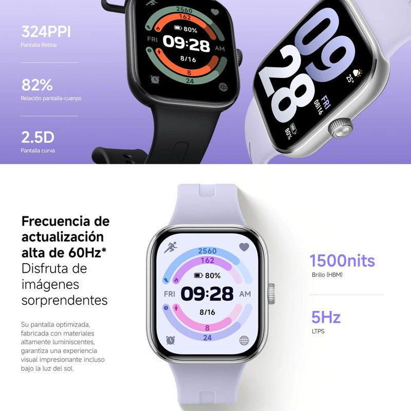 Xiaomi Redmi Watch 5, Smartband Llamadas Bt 5atm Gnss, Negro