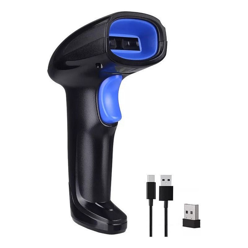 Lector/escaner Usb Código De Barras Inalámbrico, 3bumen 1d Negro Usb