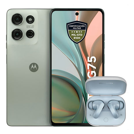 Celular Motorola Moto G75 5g 256gb/8gb Vrd  + Moto Buds Azul